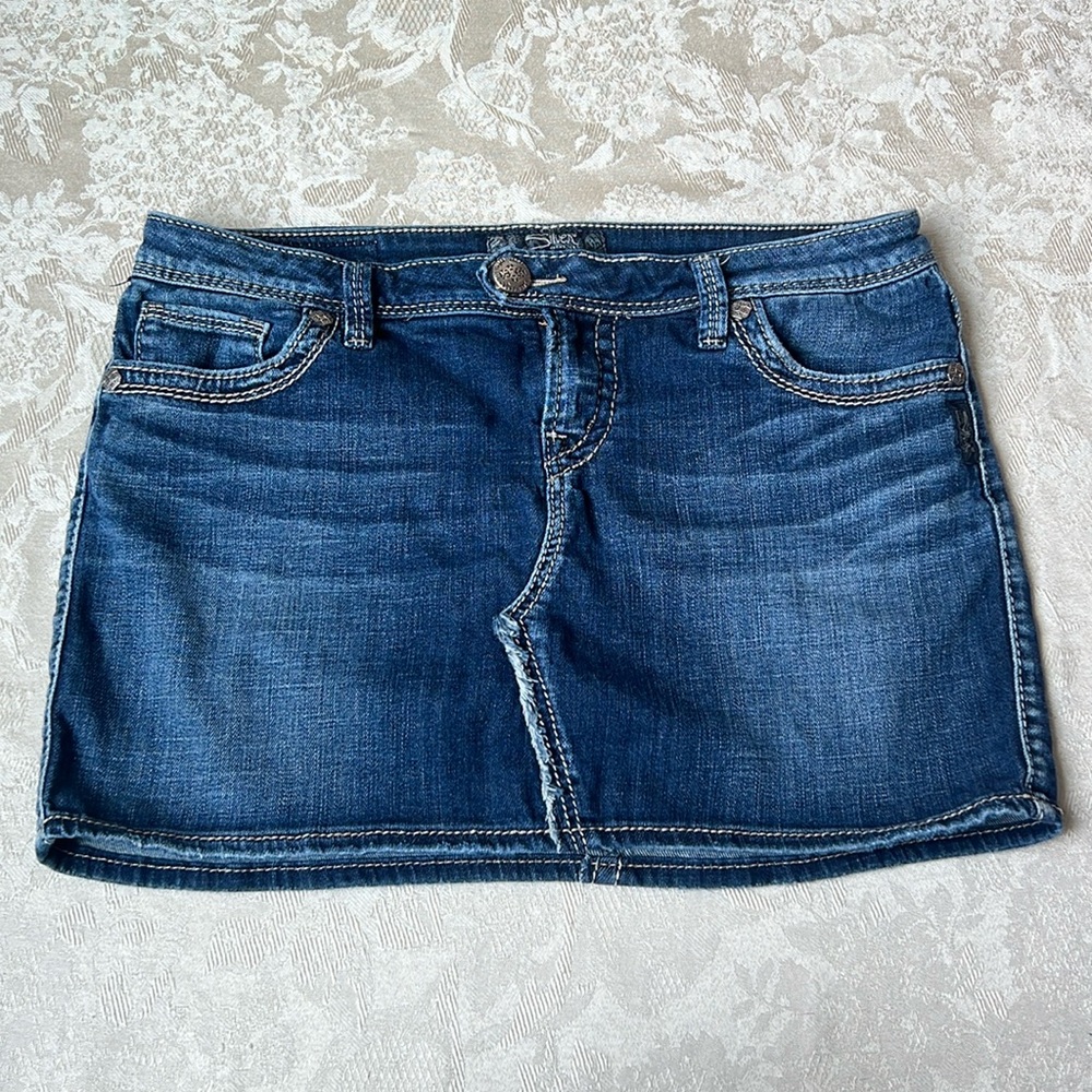 Silver Jeans Co Jean Skirt